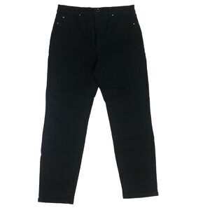 ⁠Ann Taylor The Skinny High Rise Jeans Black Stretch Denim Size 16